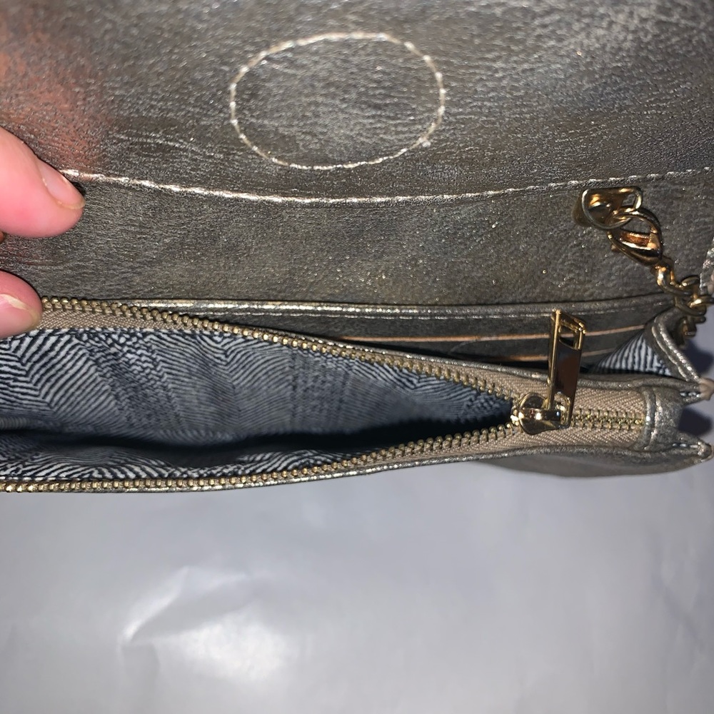 Gold marbled crossover clutch - Picture 6 of 8